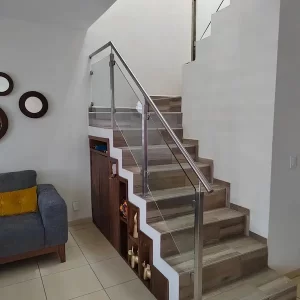 Barandales para balcón y escalera en Cristal Templado